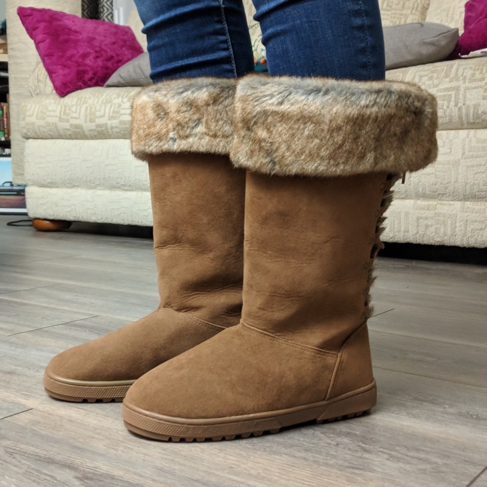 Rampage Tan Asher faux fur boot - Picture 2 of 7